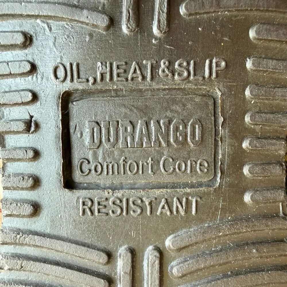Durango Comfort Core Men 9 -9.5 Tan Leather Western Work Boot Oil Slip Resistant